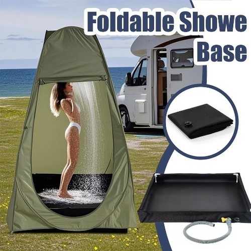 Portable shower pan with drain - portable,
