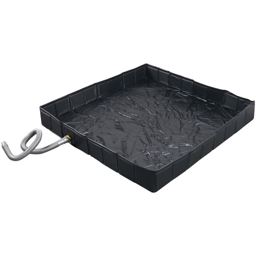 Foldable outdoor shower tray - foldable,