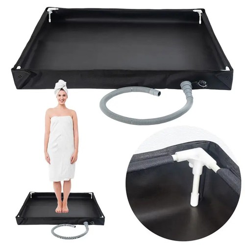 Foldable shower tray - foldable, with