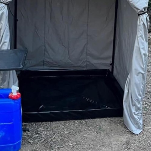 Portable shower base - portable, for