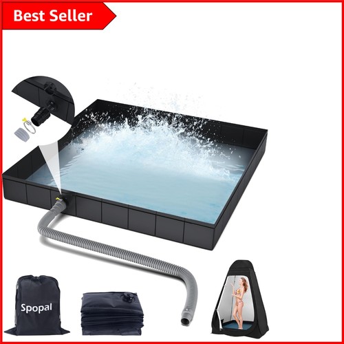 Large capacity camping shower - large,