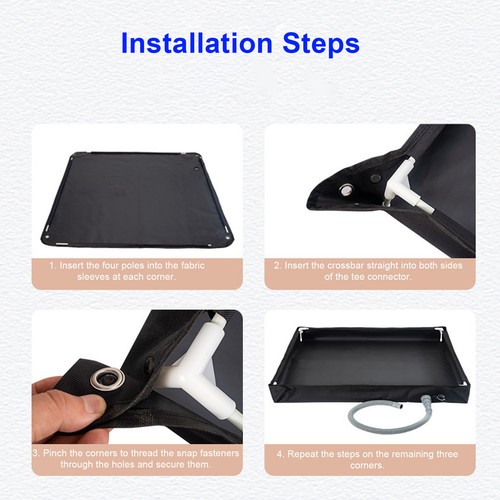 Portable shower tray compact - portable,